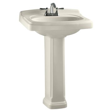 Portsmouth 4-Inch Centerset Pedestal Sink Top and Leg Combination by American Standard - view 2
