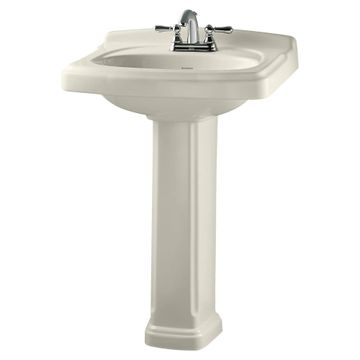 Portsmouth 4-Inch Centerset Pedestal Sink Top and Leg Combination by American Standard - view 3