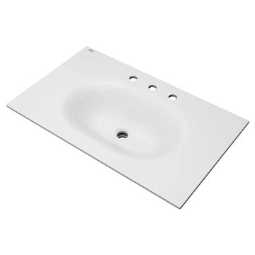 Studio S 33-Inch Vitreous China Vanity Sink Top 8-Inch Centers by American Standard - view 4