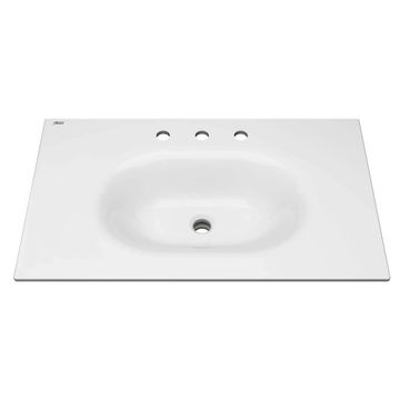 Studio S 24-Inch Vitreous China Vanity Sink Top Center Hole Only by American Standard - view 4
