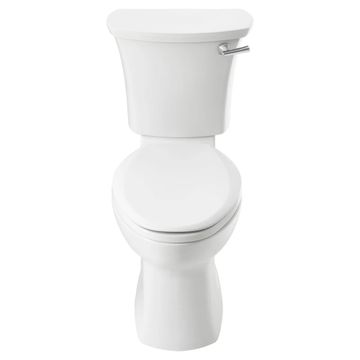 Edgemere Two-Piece 1.28 gpf/4.8 Lpf Chair-Height Elongated Right-Hand Trip Lever Toilet Less Seat by American Standard - view 8