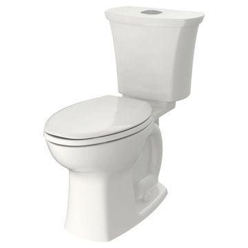 Edgemere Two-Piece Dual Flush 1.6 gpf/6.0 Lpf and 1.1 gpf/4.2 Lpf Chair-Height Elongated Toilet Less Seat by American Standard - view 7