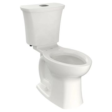 Edgemere Two-Piece Dual Flush 1.6 gpf/6.0 Lpf and 1.1 gpf/4.2 Lpf Chair-Height Elongated Toilet Less Seat by American Standard - view 9