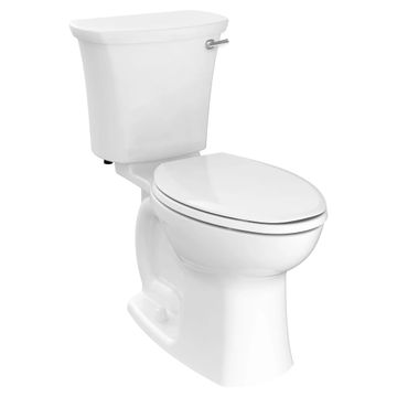 Edgemere Two-Piece 1.28 gpf/4.8 Lpf Chair-Height Elongated Right-Hand Trip Lever Toilet Less Seat by American Standard - view 9
