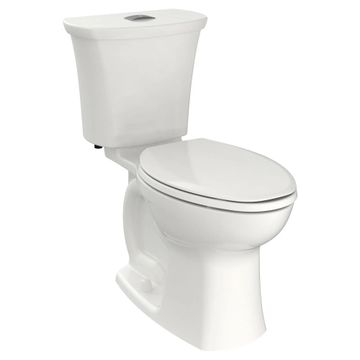 Edgemere Two-Piece Dual Flush 1.6 gpf/6.0 Lpf and 1.1 gpf/4.2 Lpf Chair-Height Elongated Toilet Less Seat by American Standard - view 6