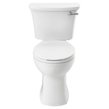 Edgemere Two-Piece 1.28 gpf/4.8 Lpf Chair-Height Round-Front Right-Hand Trip Lever Toilet Less Seat by American Standard - view 4