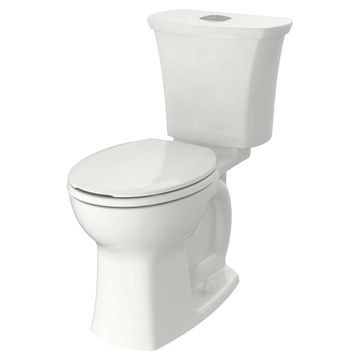 Edgemere Two-Piece Dual Flush 1.6 gpf/6.0 Lpf and 1.1 gpf/4.2 Lpf Chair-Height Round-Front Toilet Less Seat by American Standard - view 7