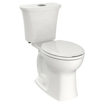 Edgemere Two-Piece Dual Flush 1.6 gpf/6.0 Lpf and 1.1 gpf/4.2 Lpf Chair-Height Round-Front Toilet Less Seat by American Standard - view 6