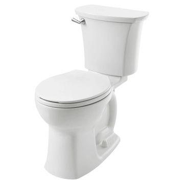 Edgemere Two-Piece 1.28 gpf/4.8 Lpf Chair-Height Round-Front 10 in. Rough Toilet Less Seat by American Standard - view 6