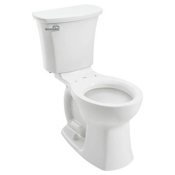 Edgemere Two-Piece 1.28 gpf/4.8 Lpf Chair-Height Round-Front 10 in. Rough Toilet Less Seat by American Standard - view 7