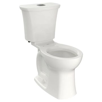 Edgemere Two-Piece Dual Flush 1.6 gpf/6.0 Lpf and 1.1 gpf/4.2 Lpf Chair-Height Round-Front Toilet Less Seat by American Standard - view 9