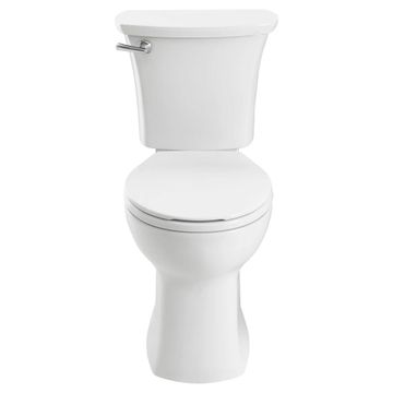 Edgemere Two-Piece 1.28 gpf/4.8 Lpf Chair-Height Round-Front 10 in. Rough Toilet Less Seat by American Standard - view 4