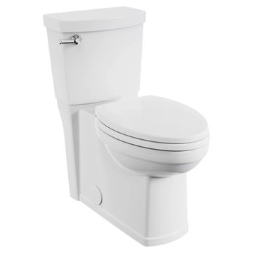 Estate Skirted Two-Piece 1.28 gpf/4.8 Lpf Chair Height Elongated Toilet With Seat by American Standard