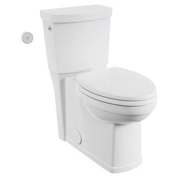 Estate Touchless Skirted Two-Piece 1.28 gpf/4.8 Lpf Chair Height Elongated Toilet With Seat by American Standard - view 2
