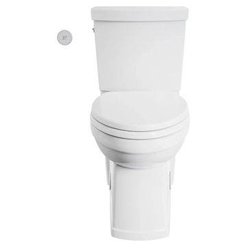 Estate Touchless Skirted Two-Piece 1.28 gpf/4.8 Lpf Chair Height Elongated Toilet With Seat by American Standard - view 8