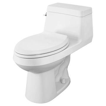Colony One-Piece 1.28 gpf/4.8 Lpf Chair Height Elongated Toilet With Seat by American Standard - view 4
