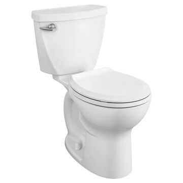 Cadet 3 FloWise 1.28 GPF/4.8 LPF Left Trip Lever Chair Height Round-Front Toilet with Slow-Close Seat by American Standard - view 3
