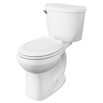 Mainstream Two-Piece 1.28 gpf/4.8 Lpf Chair Height Round Front Toilet with Seat by American Standard - view 4