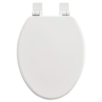 Moments Slow-Close & Easy Lift-Off Elongated Wood Toilet Seat by American Standard - view 7