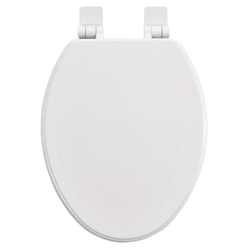 Moments Slow-Close & Easy Lift-Off Elongated Wood Toilet Seat by American Standard - view 6