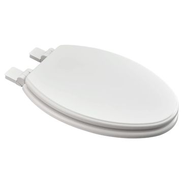 Moments Slow-Close & Easy Lift-Off Elongated Wood Toilet Seat by American Standard - view 8