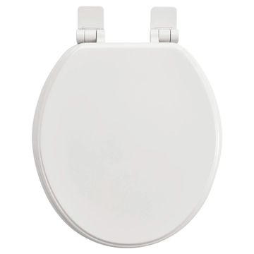 Moments Slow-Close & Easy Lift-Off Round Front Wood Toilet Seat by American Standard - view 9
