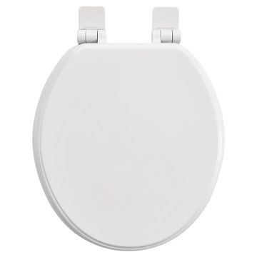 Moments Slow-Close & Easy Lift-Off Round Front Wood Toilet Seat by American Standard - view 7