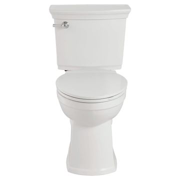 Vormax Plus 1.28 GPF/4.8 LPF Left Trip Lever 16-1/2-in. Elongated-Front Self-Cleaning Toilet with Seat by American Standard - view 2