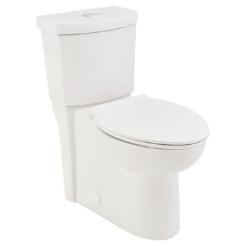 Clean 1.1 GPF/4.1 LPF 1.6 GPF/6.0 LPF Dual Flush Chair Height Elongated-Front 12-in. Rough-In Toilet with Seat by American Standard - view 8