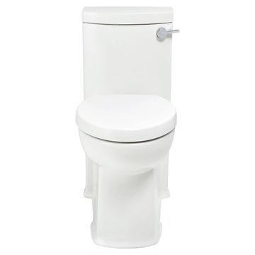Boulevard One-Piece 1.28 gpf/4.8 Lpf Chair Height Right-Hand Trip Lever Elongated Toilet With Seat by American Standard - view 2