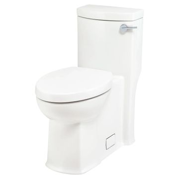 Boulevard One-Piece 1.28 gpf/4.8 Lpf Chair Height Right-Hand Trip Lever Elongated Toilet With Seat by American Standard - view 6