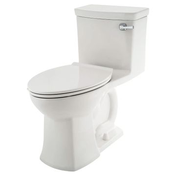 Townsend VorMax One-Piece 1.28 gpf/4.8 Lpf Chair Height Right-Hand Trip Lever Elongated Toilet With Seat by American Standard - view 3