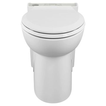 Clean Right Height Elongated Toilet Bowl with EverClean Seat by American Standard - view 2