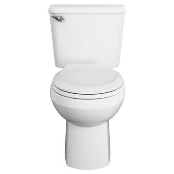 Reliant Two-Piece 1.28 gpf/4.8 Lpf Standard Height Round Front 10-Inch Rough Toilet with Seat by American Standard - view 2