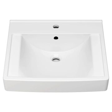 Decorum 21 x 20-1/4-Inch (533 x 514 mm) Wall-Hung EverClean Sink With Center Hole Only by American Standard - view 2