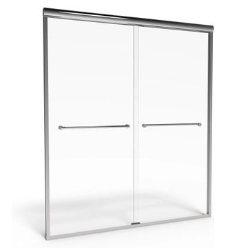 Euro 65-1/2-Inch Height Semi-Frameless Sliding Shower Door by American Standard - view 2