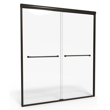 Euro 65-1/2-Inch Height Semi-Frameless Sliding Shower Door by American Standard - view 3