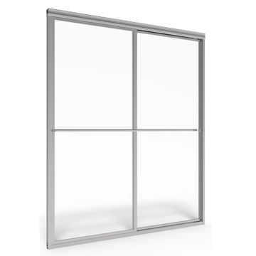 Prestige 48 x 71-1/2-Inch Height Framed Sliding Shower Door with Clear Glass by American Standard - view 7