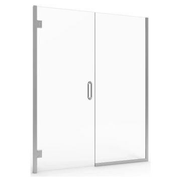 48 x 72-Inch Height Frameless Shower Door With Panel by American Standard - view 4