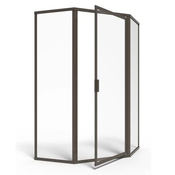 Prestige 68-1/2-Inch High Neo-angle Shower Door by American Standard - view 3