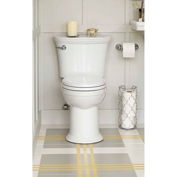 Heritage VorMax Two-Piece 1.28 gpf/4.8 Lpf Chair Height Elongated Toilet Less Seat by American Standard - view 7