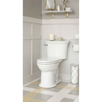 Heritage VorMax Two-Piece 1.28 gpf/4.8 Lpf Chair Height Elongated Toilet Less Seat by American Standard - view 8
