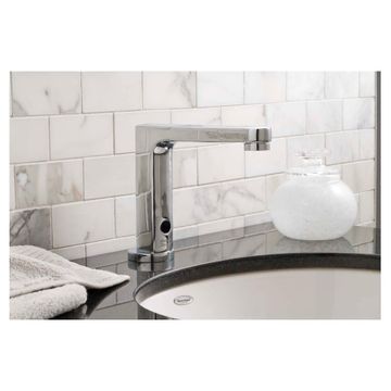 Selectronic Multi-AC Powered Single Hole Touchless Bathroom Faucet 0.5 GPM Cast Brass Spout with Vandal Resistant Multi-Laminar Spray by American Standard - view 3