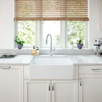 Avery 30 x 20-Inch Fine Fireclay Undermount or Flush Mount Single Bowl Apron Front Kitchen Sink by American Standard - view 6