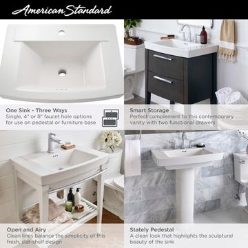Townsend 24 x 18-Inch Above Counter Sink With Center Hole Only by American Standard - view 5