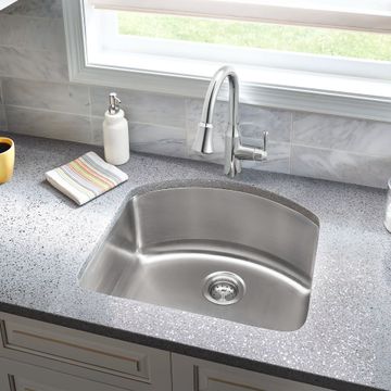 Danville 23 x 21-Inch Stainless Steel Undermount Single-Bowl Residential Kitchen Sink by American Standard - view 3