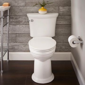 Heritage VorMax Two-Piece 1.28 gpf/4.8 Lpf Chair Height Elongated Toilet Less Seat by American Standard - view 9