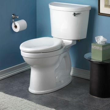 Champion PRO Two-Piece 1.28 gpf/4.8 Lpf Chair Height Elongated Right-Hand Trip Lever Toilet Less Seat by American Standard - view 6