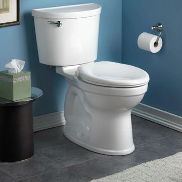Champion PRO Two-Piece 1.28 gpf/4.8 Lpf Standard Height Elongated Toilet Less Seat by American Standard - view 5