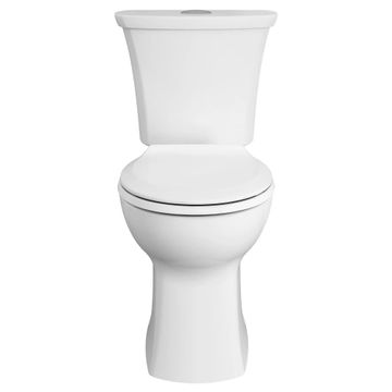 Edgemere 1.6 GPF/6.0 LPF 1.1 GPF/4.1 LPF Dual Flush Elongated-Front Toilet with Seat by American Standard - view 2